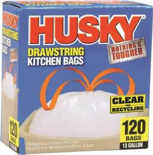 Rental store for HUSKY KITCHEN TRASH BAGS 13 GAL CAPACITY in Lexington KY