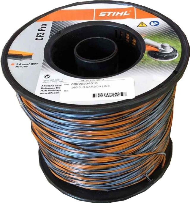 Rental store for STIHL, 3LB .095  CF3 PRO TRIMMER LINE in Lexington KY